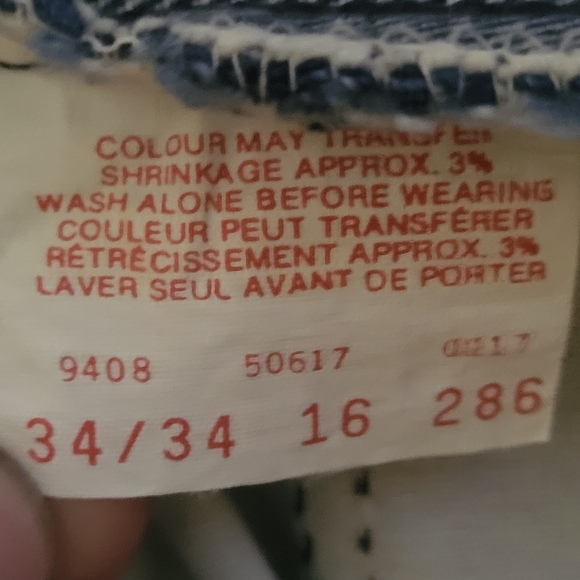 Vintage Levi’s 617 Orange Tab Bootcut Jeans Men’s 33x28 Canada 70s 80s B80 - Picture 5 of 11